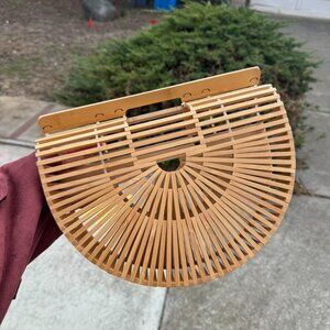 Cult Gaia Style Arc Bag Bamboo